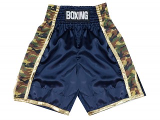 Custom Navy Boxing Shorts : KNBSH-034-Navy